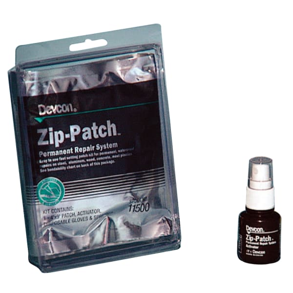 Devcon Zip Patch, 4 in x 9 in Patch, Brown