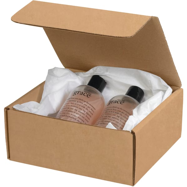 Partners Brand Literature Mailers, 12in x 12in x 6in, Kraft, Pack Of 50