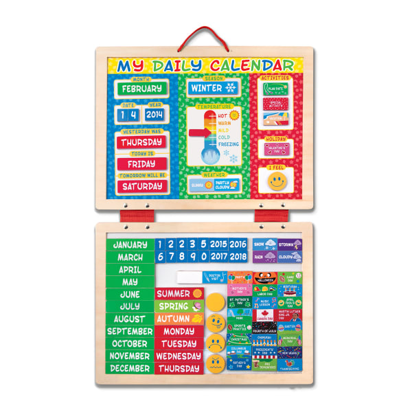 Melissa & Doug My First Daily Magnetic Calendar