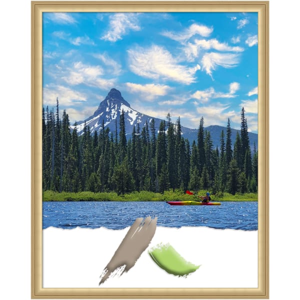 Amanti Art Florence Picture Frame, 24in x 30in, Opening Size 22in x 28in, Gold