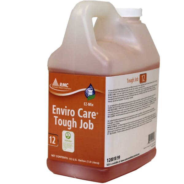 RMC Enviro Care Tough Job Cleaner - For Hard Surface - Concentrate - 64.2 fl oz (2 quart) - Heavy Duty, Bio-based - Orange - 4 / Carton