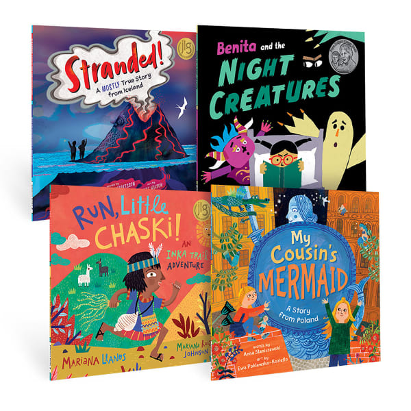 Barefoot Books 1st Grade Authentic Stories/Diverse Book Bundle, Set Of 4 Books
