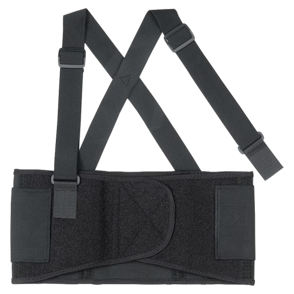 1650 L Black Economy Elastic Back Support
