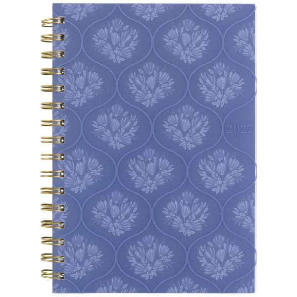 Mead Cambridge Cyane 2027 Weekly Monthly Planner, Small, 5 1/2in x 8 1/2in