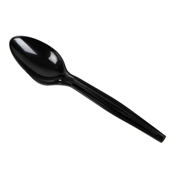 Mind Reader Spoon Refill for CUTDISPBK-BLK Cutlery Storage, 1/2inH x 1-1/4inW x 5-1/2inL, Black,100pcs