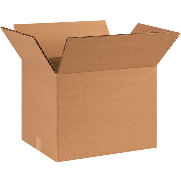 Partners Brand Double-Wall Heavy-Duty Corrugated Cartons, 14in x 10in x 10in, Kraft, Box Of 15