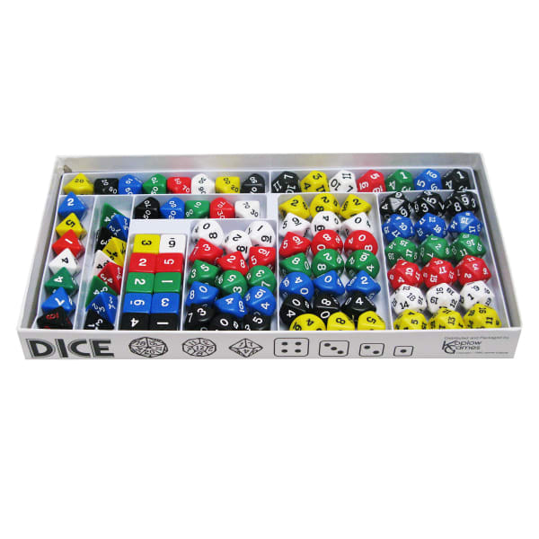 Koplow Games Sampler Set Of Opaque Polyhedra Dice, 100 Count