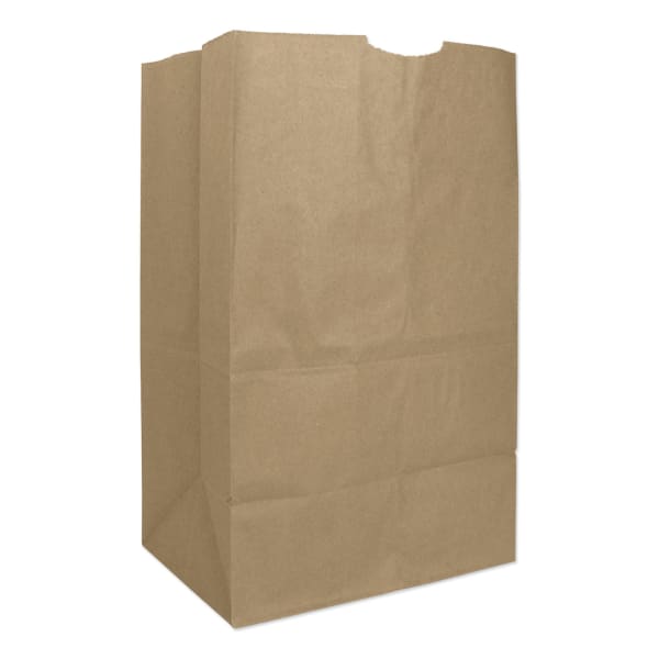 General Grocery Paper Bags, 13-7/16inH x 8-1/4inW x 6inD, Kraft Brown, Pack Of 500 Bags