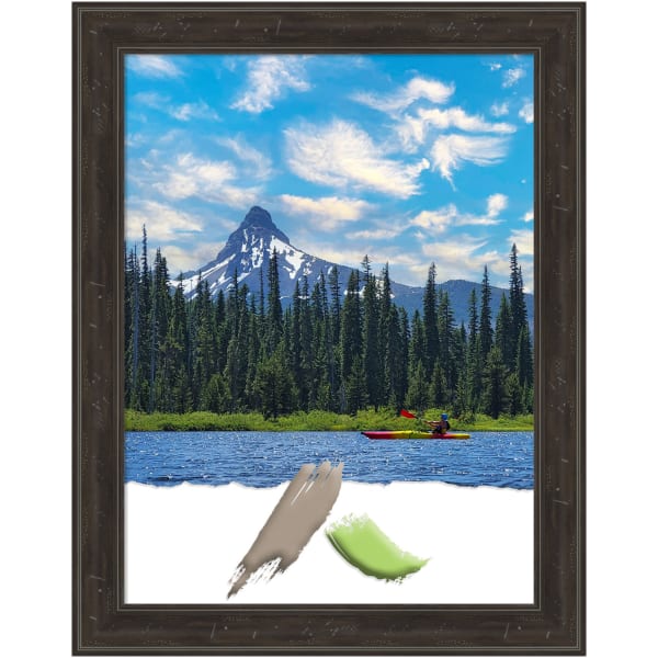 Amanti Art Shipwreck Narrow Picture Frame, 22in x 28in, Opening Size 18in x 24in, Greywash