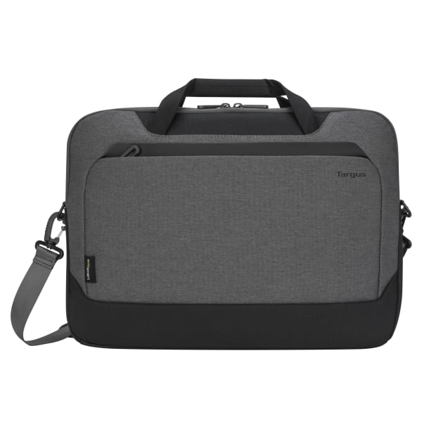 Targus Cypress EcoSmart Briefcase With 15.6in Laptop Pocket, Light Gray
