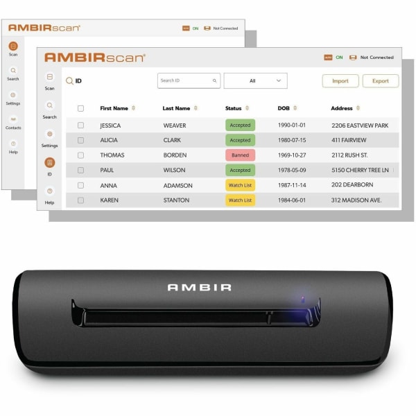 Ambir Technology Simplex Card Scanner with AmbirScan