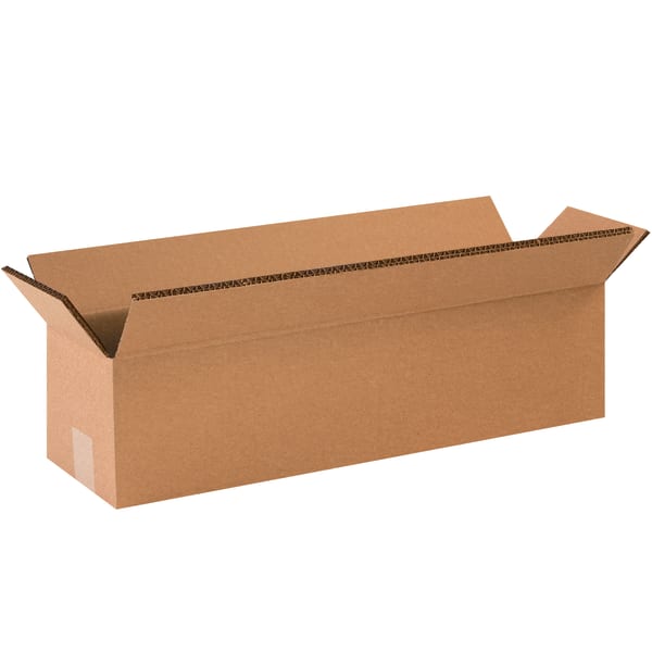 Partners Brand Double-Wall Heavy-Duty Corrugated Cartons, 24in x 6in x 6in, Kraft, Box Of 15