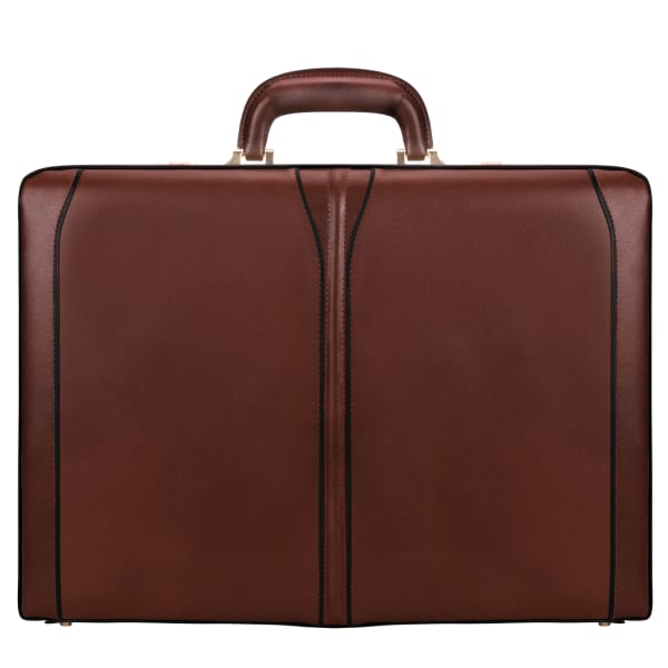McKleinUSA Turner Leather Attache Case, Brown