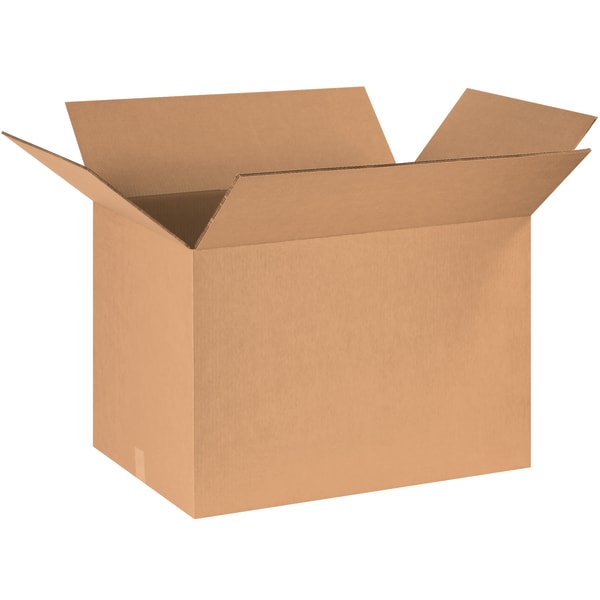 Partners Brand Double-Wall Heavy-Duty Corrugated Cartons, 30in x 18in x 18in, Kraft, Box Of 10