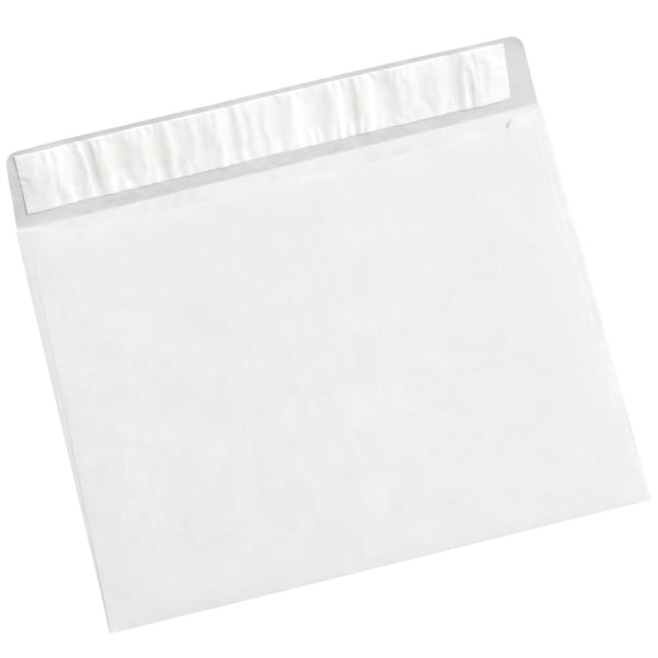 Tyvek Flat Envelopes, 10in x 13in, White, Case Of 100