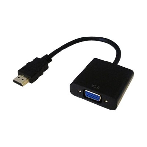 Total Micro Link - Adapter cable - HD-15 (VGA) female to HDMI male - 9.6 in