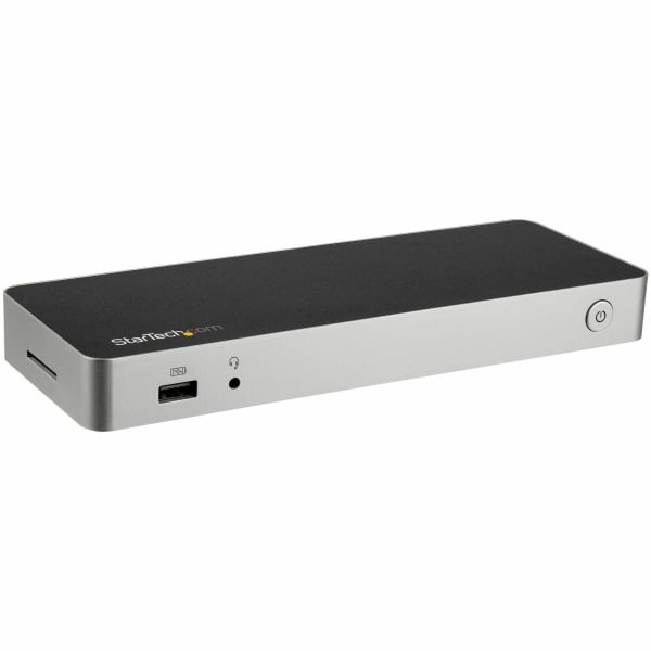 StarTech.com Dual Monitor USB C Dock - Dual 4K Laptop Docking Station - DP/HDMI - Windows/Mac - USB 3.0 SD Card Reader - 60W Power Delivery -