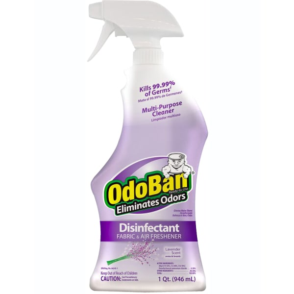 OdoBan Odor Eliminator Disinfectant Spray, Lavender Scent, 32 Oz Bottle