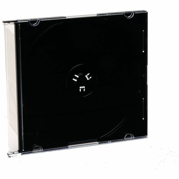 Verbatim CD & DVD Slim Jewel Cases, Black, Pack Of 200