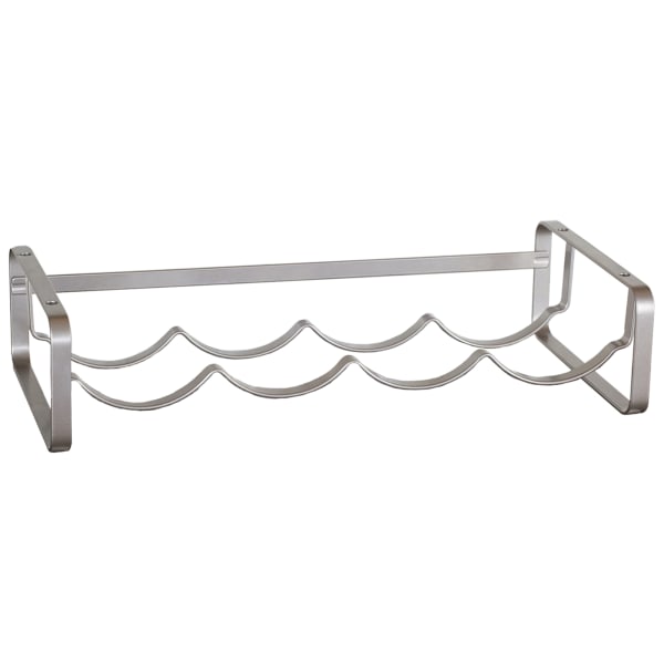 Better Houseware Stackable Steel Wine Rack, 3inH x 16inW x 8inD, Black