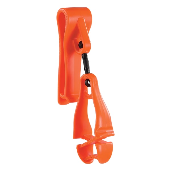 Ergodyne 3425 Glove Belt Clip Holder, 6-1/2in, Orange, Total Qty 1