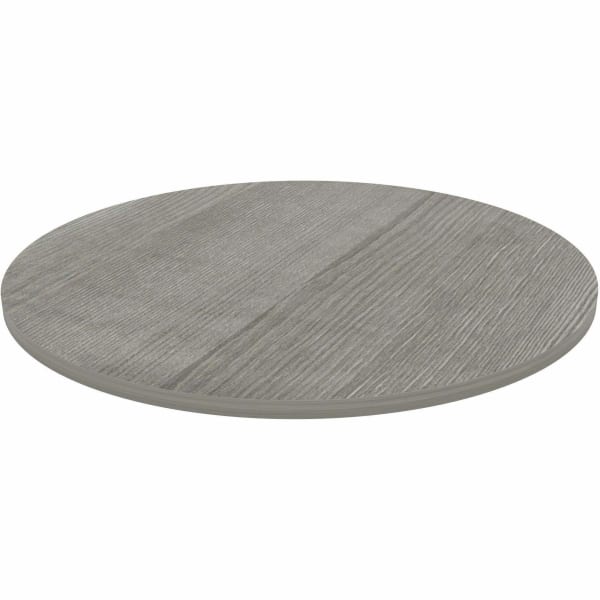 Lorell Hospitality/Conference Tabletop, x 36in Diameter, Weathered Charcoal, 69600