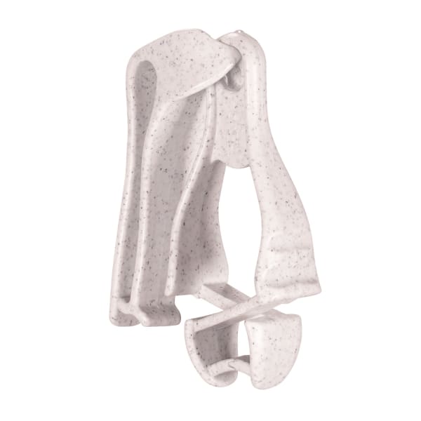 Ergodyne Squids 3405 Glove Clip Holders With Belt Clips, 5-1/2in, Granite, Pack Of 6 Holders