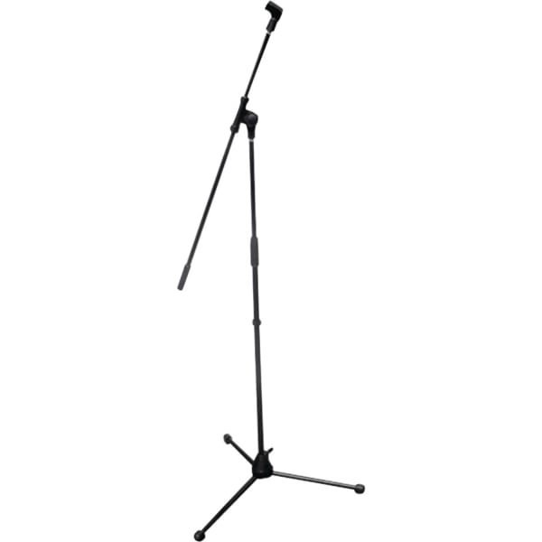 Pyle PMKS3 Tripod Microphone Stand with Extending Boom - 38in Height x 3.50in Width - Black