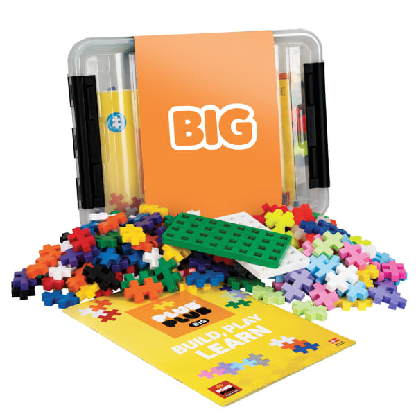 Plus-Plus BIG 200-Piece Tub With 2 Baseplates