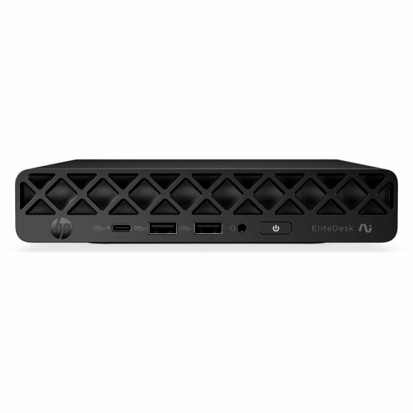 HP EliteDesk 8 G2i Next Gen AI PC, Mini Core Ultra 7, vPro, 32 GB, SSD 512 GB, Win 10 Pro, Jack Black, Smart Buy, with HP Wolf Pro Security Edition