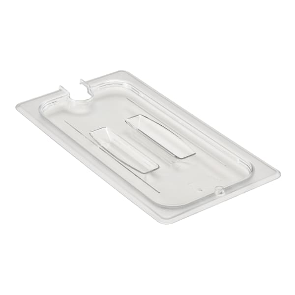 Cambro Camwear GN 1/3 Notched Handled Covers, Clear, Set Of 6 Covers