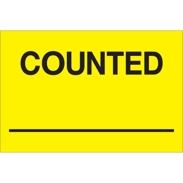 Tape Logic Preprinted Special Handling Labels, DL1128, Counted, Rectangle, 2in x 3in, Fluorescent Yellow, Roll Of 500
