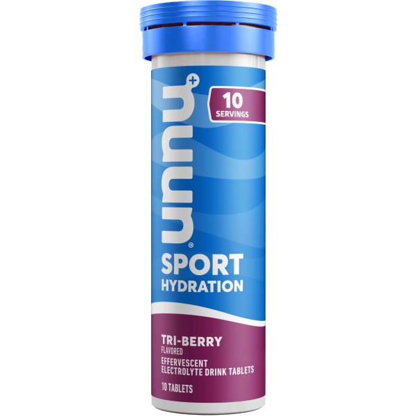 Nuun Sport Tri-Berry, 10 Tablets Per Tube, Box Of 8 Tubes