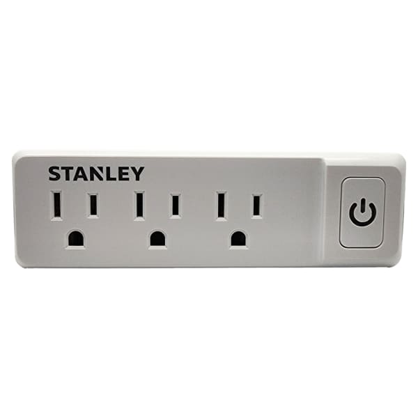 Stanley PlugMax ECO 30316 3-Outlet Wall Adapter, White