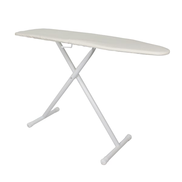 Hospitality 1 Source Ironing Boards, Premier, 36inH x 14inW x 53inD, Light Khaki Cover/White Frame, Pack Of 4 Boards