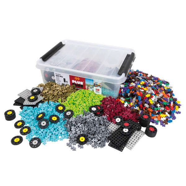 Plus-Plus GO! Educational Tub, Multicolor, Kindergarten, Tub Of 2,600 Pieces