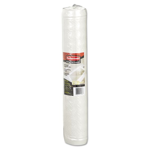 Rubbermaid Safti-Grip Latex-Free Vinyl Bath Mat, 16in x 28in, White