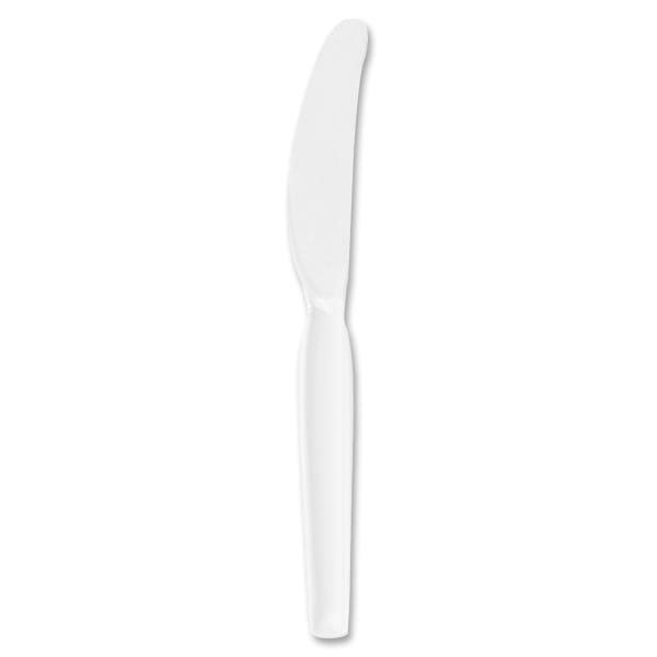 Dixie Heavyweight Disposable Knives Grab-N-Go by GP Pro - Knife - 1000 x Knife - White - 100 Box - 10 / Carton