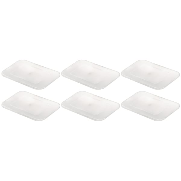 Teacher Created Resources Plastic Letter Tray Lid, Clear, Pack Of 6