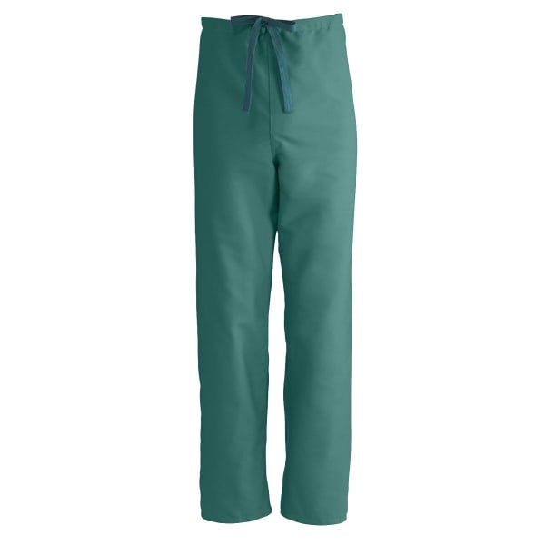 Medline ComfortEase Unisex Reversible Drawstring Pants, X-Large, Evergreen