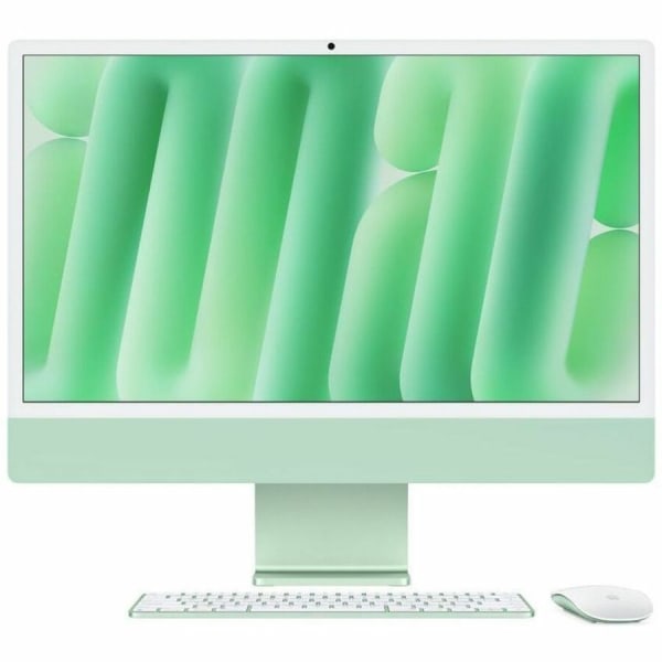 Apple iMac MWUE3LL/A All-in-One Computer - Apple M4 - 16 GB - 256 GB SSD - 24in 4.5K - Desktop - Green - MWUE3LLA