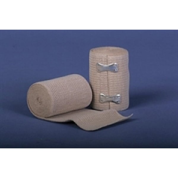 Medline Nonsterile Soft-Wrap Elastic Bandages, 2in x 5 Yd., Tan, Pack Of 50
