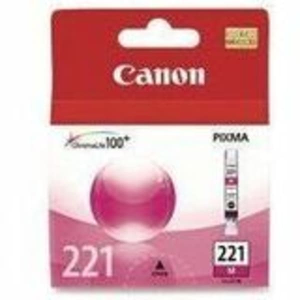 Canon CLI-221M ChromaLife 100+ Magenta Ink Tank, 2948B001