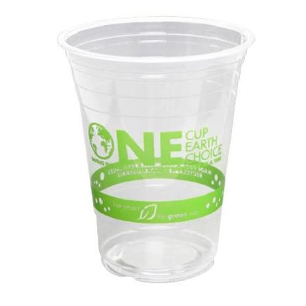 Karat Earth PLA Plastic Cups, 16 Oz, Clear, Case Of 1,000 Cups