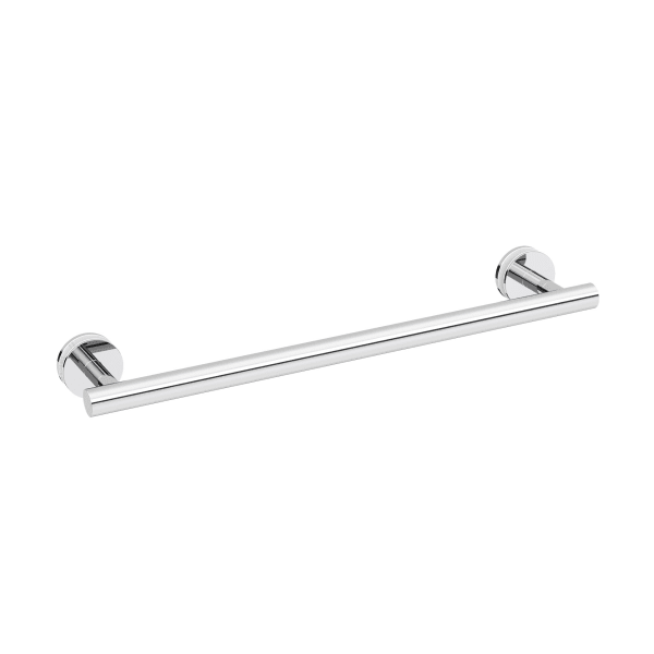Wingits MODERN Elegance Towel Bar, Glass-Mounted, 24in, Silver, Total Qty 1