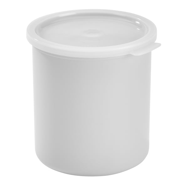 Cambro Deli Crocks, 2.7 Qt, White, Pack Of 6 Crocks