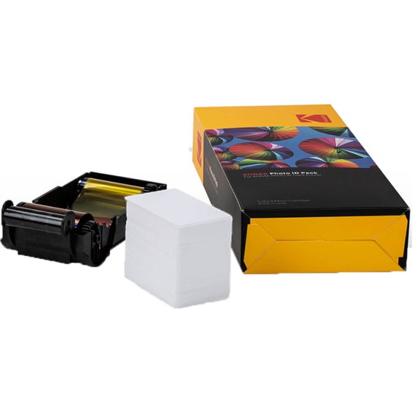 Kodak Photo ID Printer 653619 YMCKO Color Ribbon Easy-Load Replacement Kit