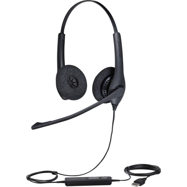 Jabra BIZ 1500 Headset - Stereo - USB - Wired - 32 Ohm - 20 Hz to 6.80 kHz - Over-the-head - Binaural - 15590159