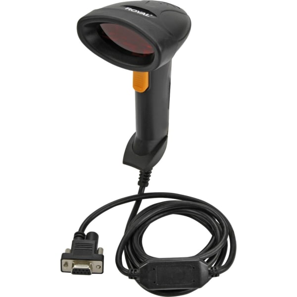 Royal PS700-LSR Barcode Scanner, 6inH x 2-3/4inW x 2-1/2inD, Black
