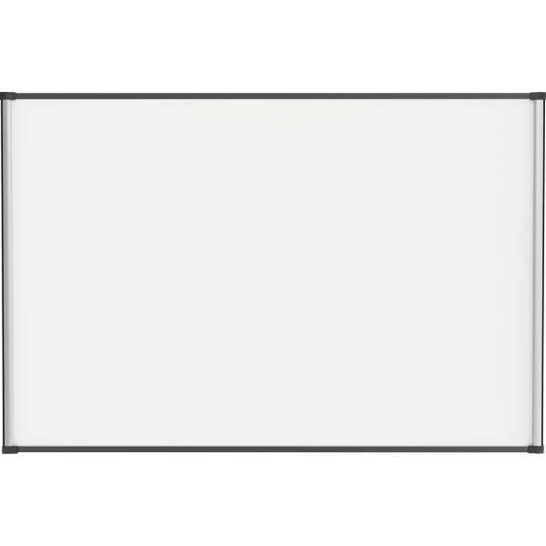 Lorell Magnetic Dry-Erase Whiteboard, 48in x 72in, Steel Frame With Silver Finish